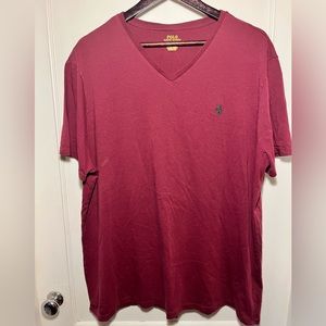 Polo brand Maroon V-neck XXL